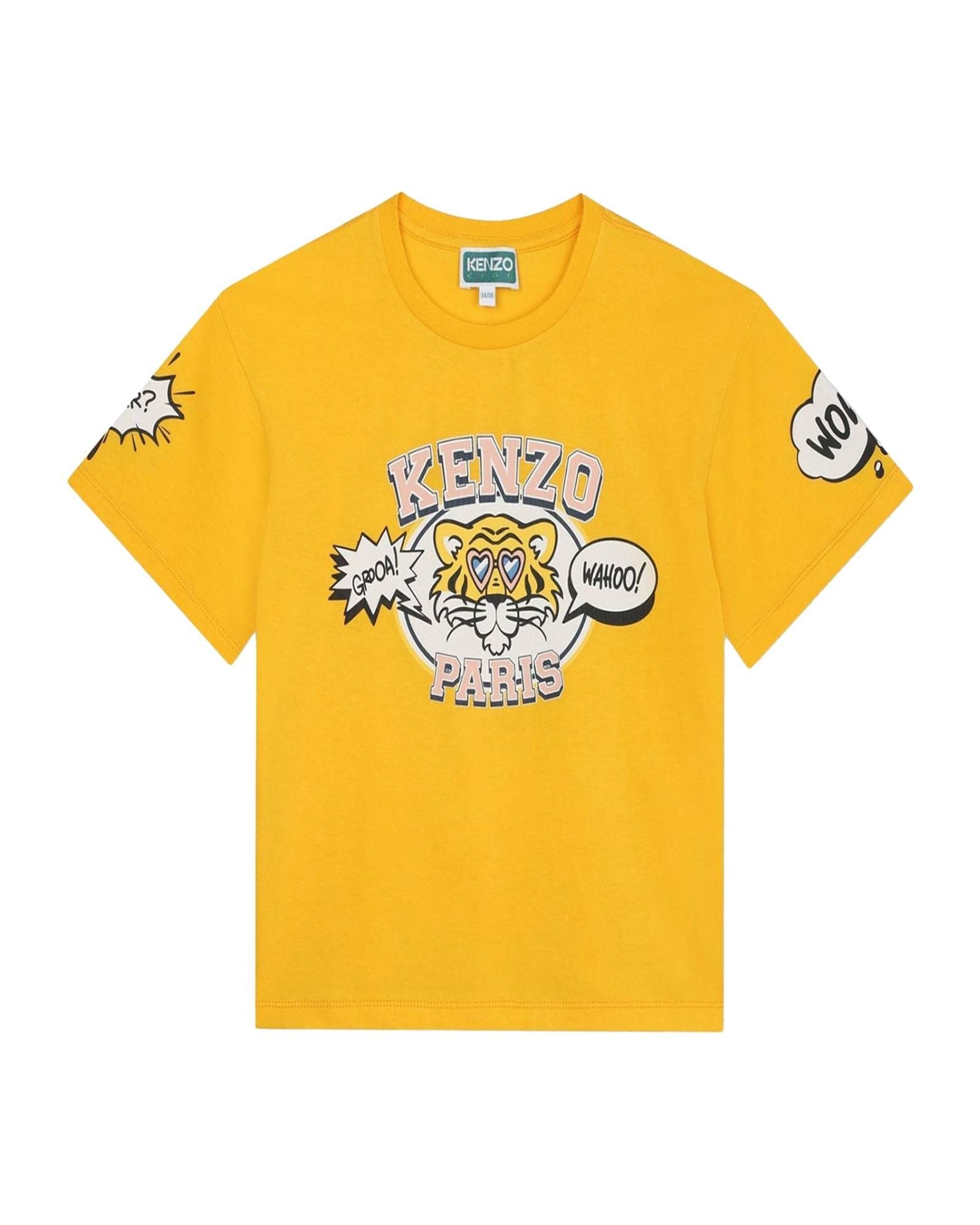 Short-sleeved cotton T-shirt - Nectar yellow