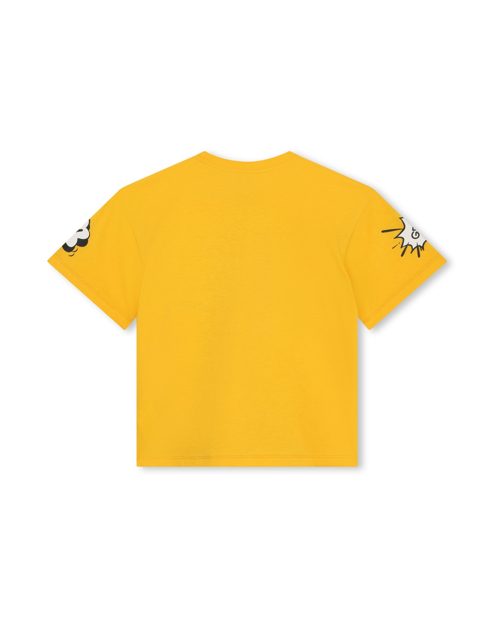 Short-sleeved cotton T-shirt - Nectar yellow