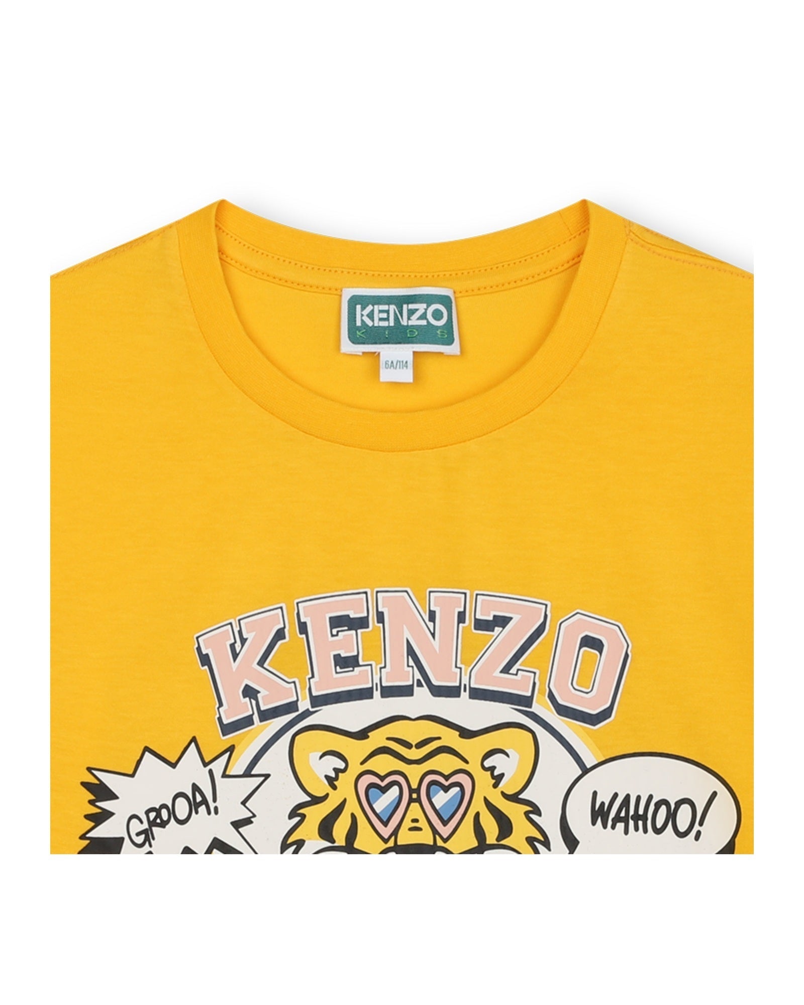 Short-sleeved cotton T-shirt - Nectar yellow