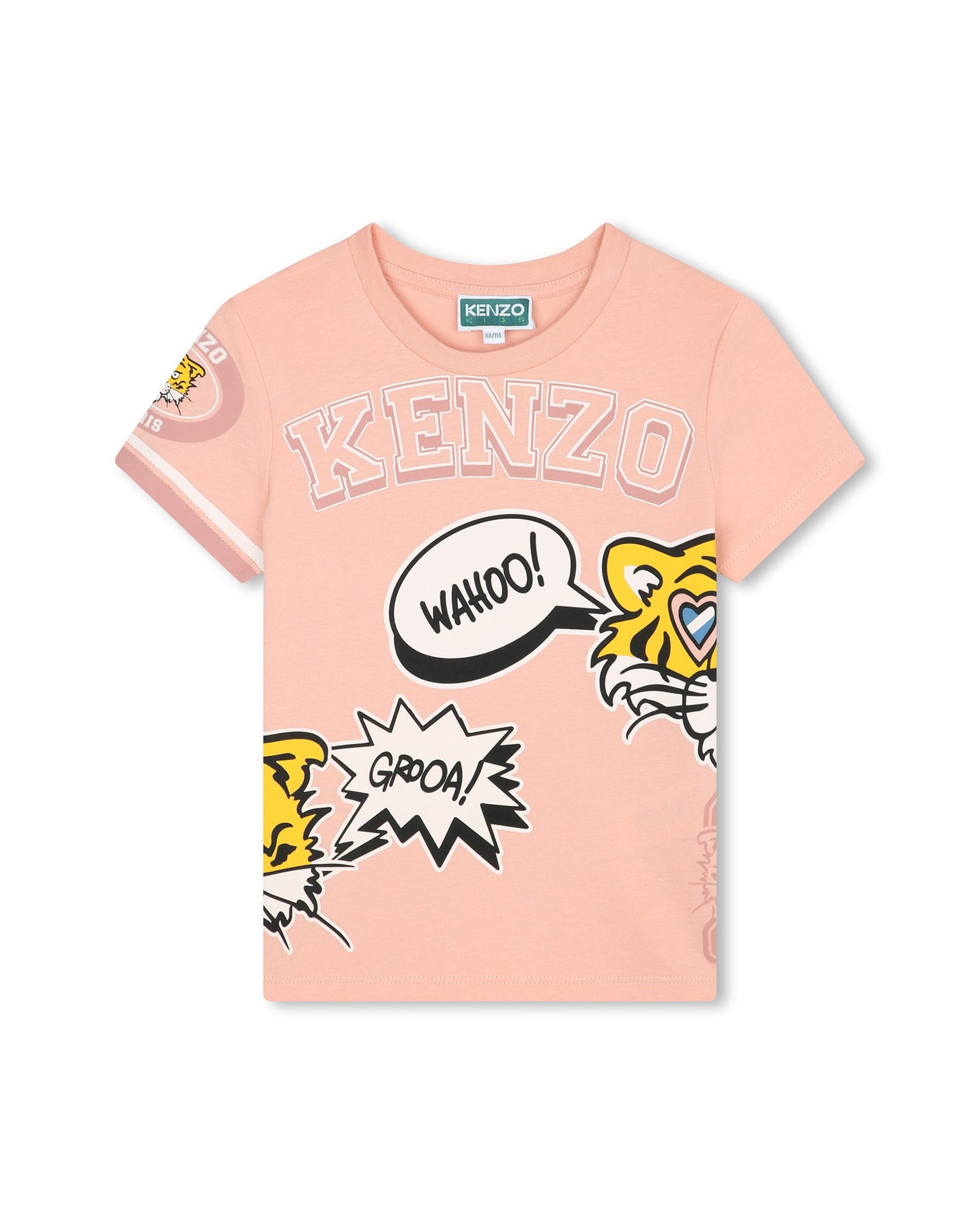 T-shirt à imprimés siglé - Nude