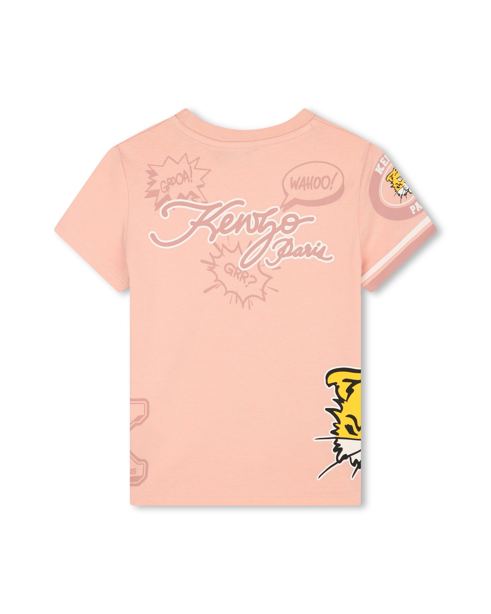 T-shirt à imprimés siglé - Nude