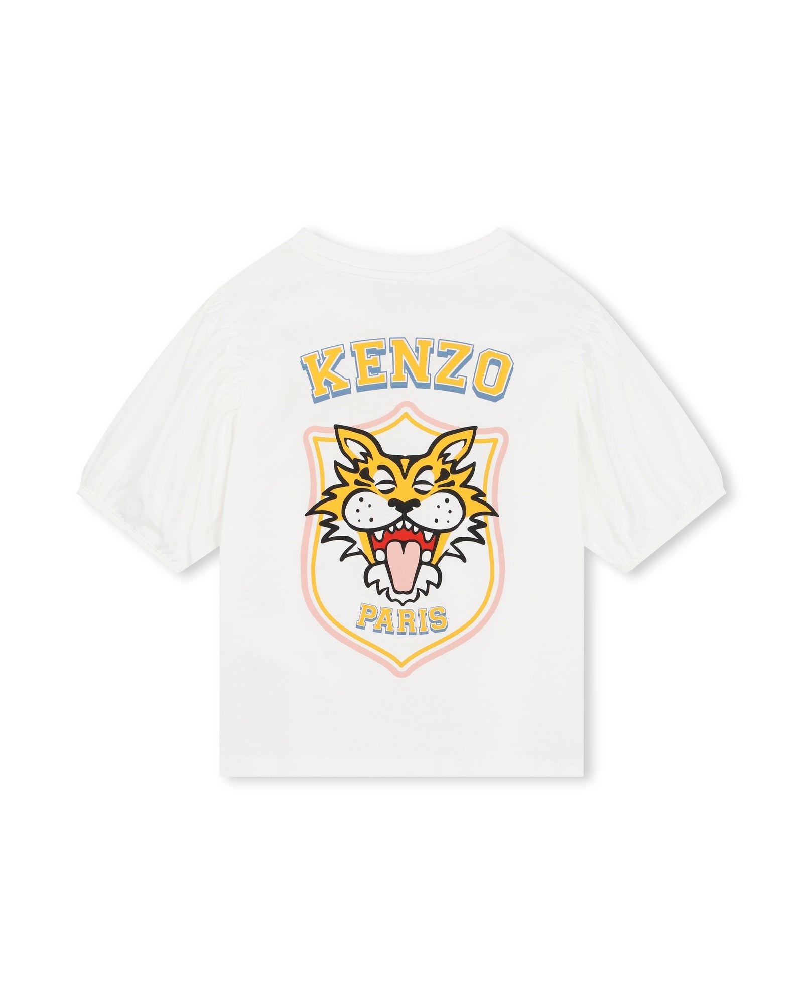 T-shirt with balloon sleeves - Ivory