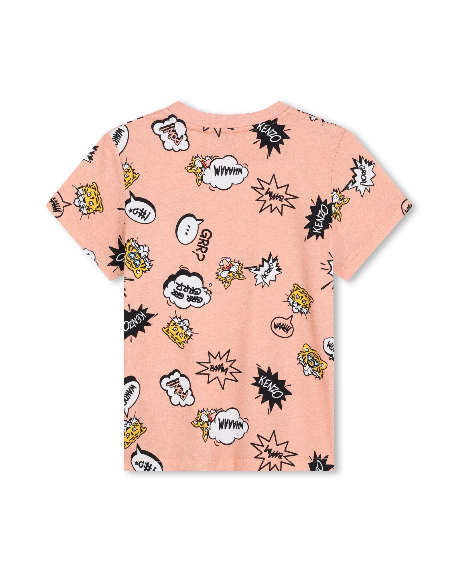 Short-sleeved cotton T-shirt - Nude