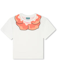 T-shirt en imprimé siglé - Ivoire