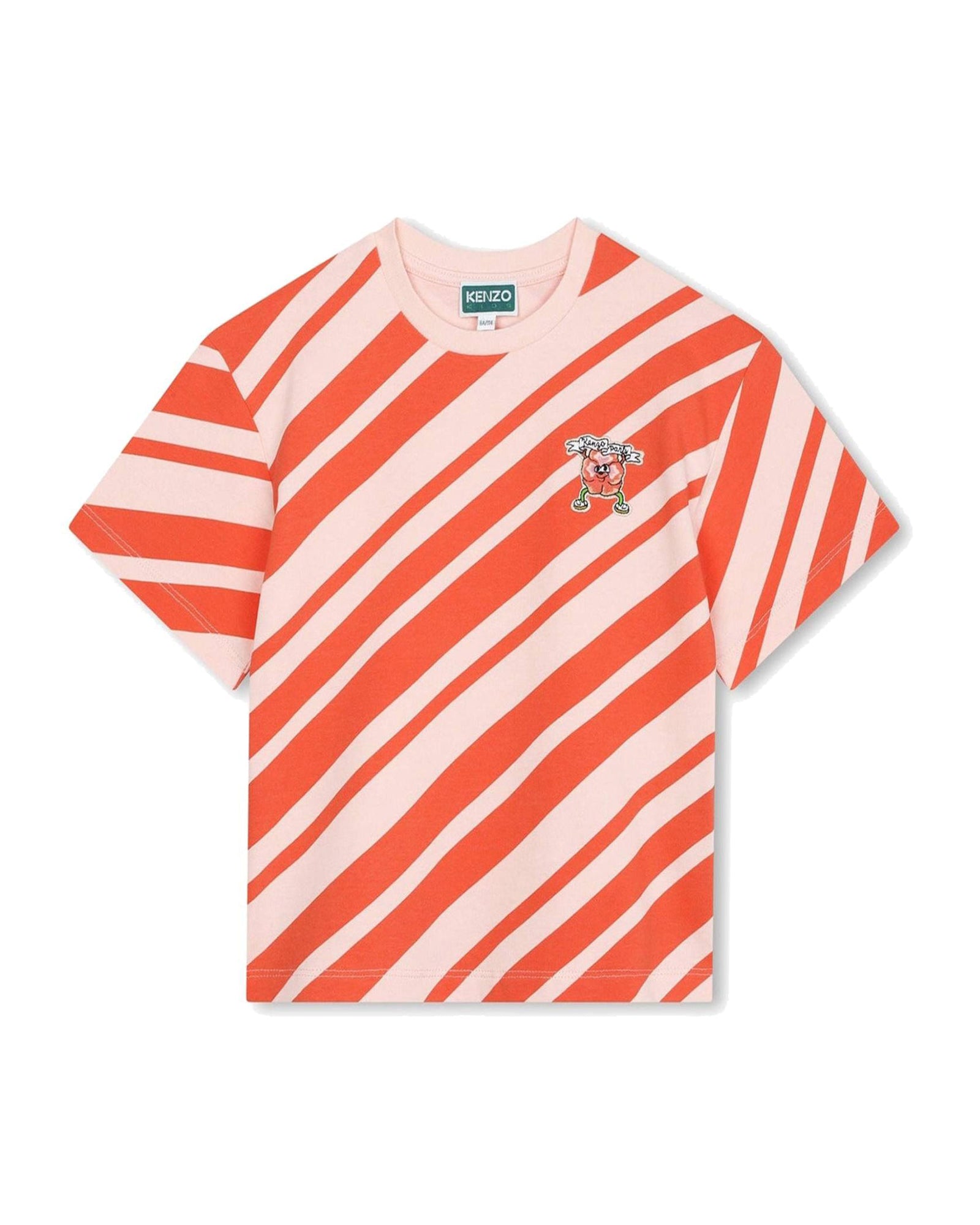 Short-sleeved cotton T-shirt - Poppy red