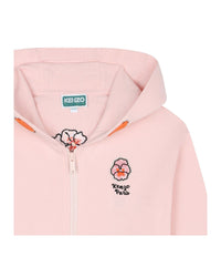 Sweatshirt en coton - Veiled rose