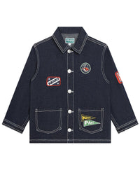 Veste denim en coton - Denim brut