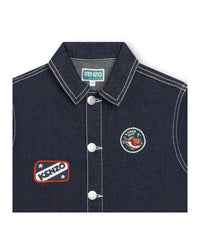 Veste denim en coton - Denim brut