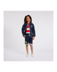 Veste denim en coton - Denim brut