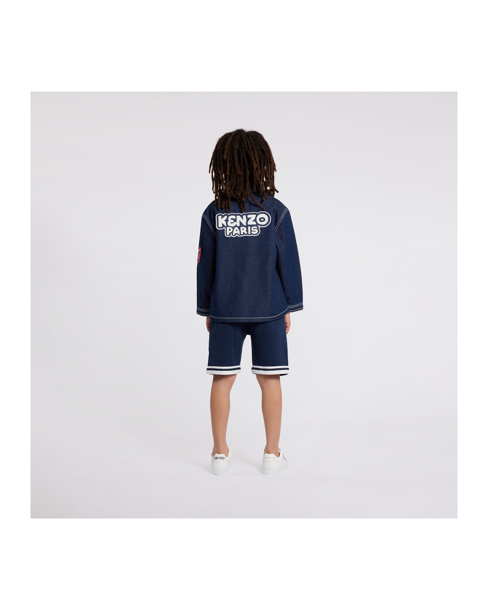 Veste denim en coton - Denim brut
