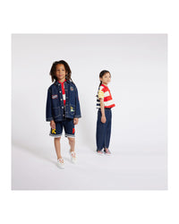Veste denim en coton - Denim brut