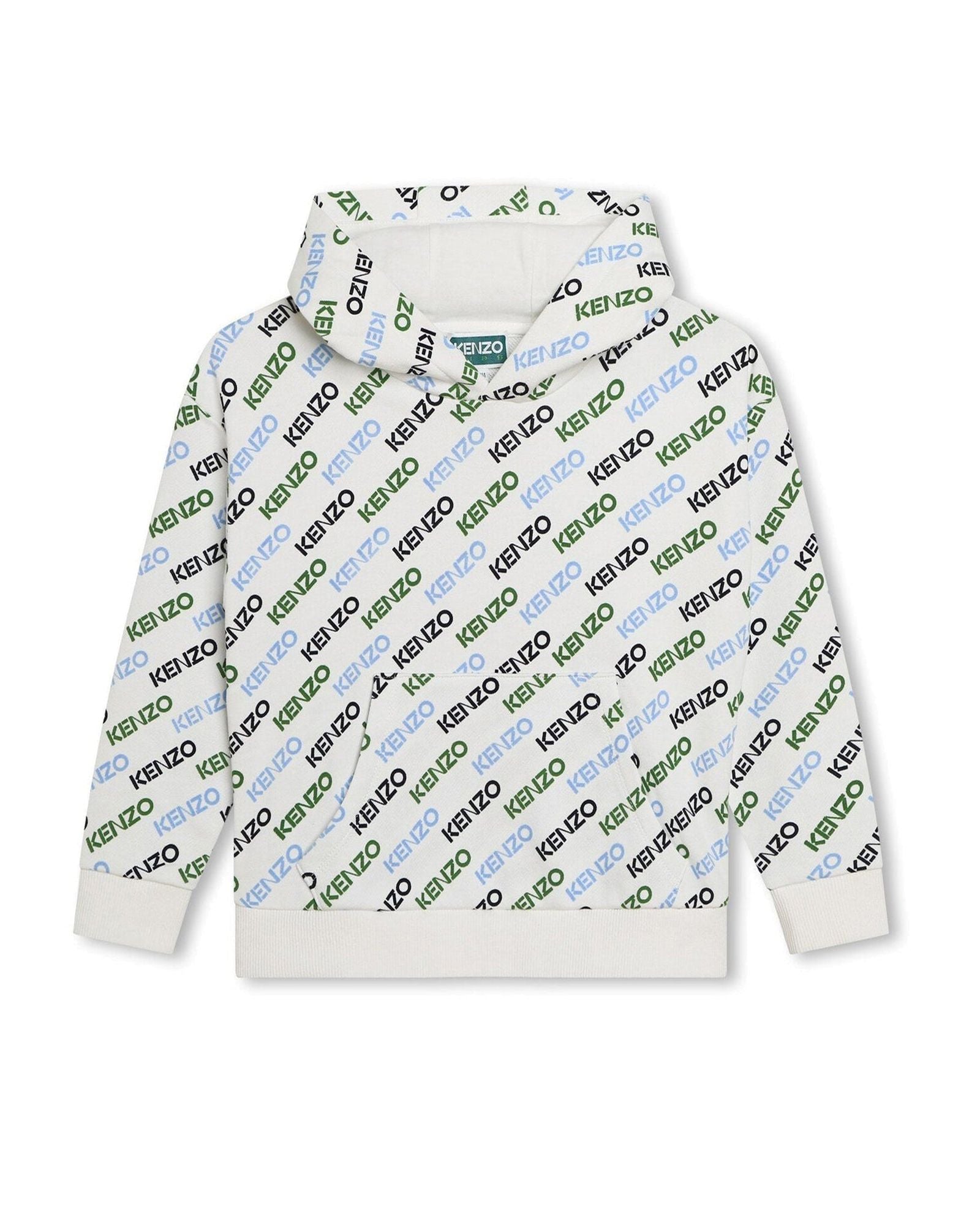 Cotton hooded sweatshirt - Ivory