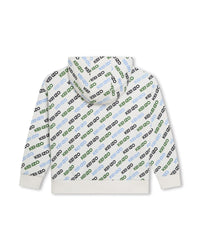 Cotton hooded sweatshirt - Ivory