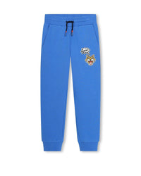 Pantalon de jogging en coton - Bleu tablier