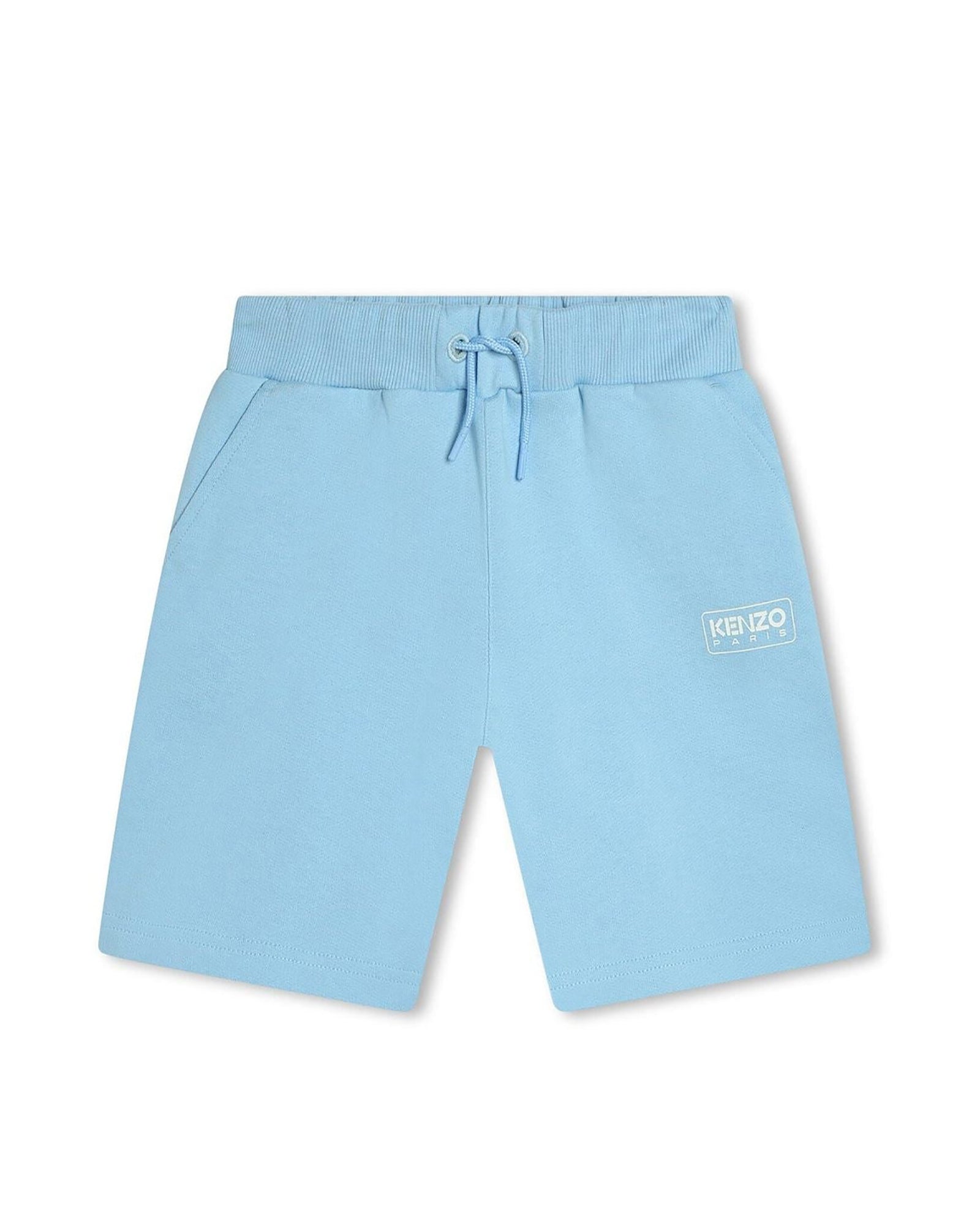 Bermuda en coton - Ciel surteint