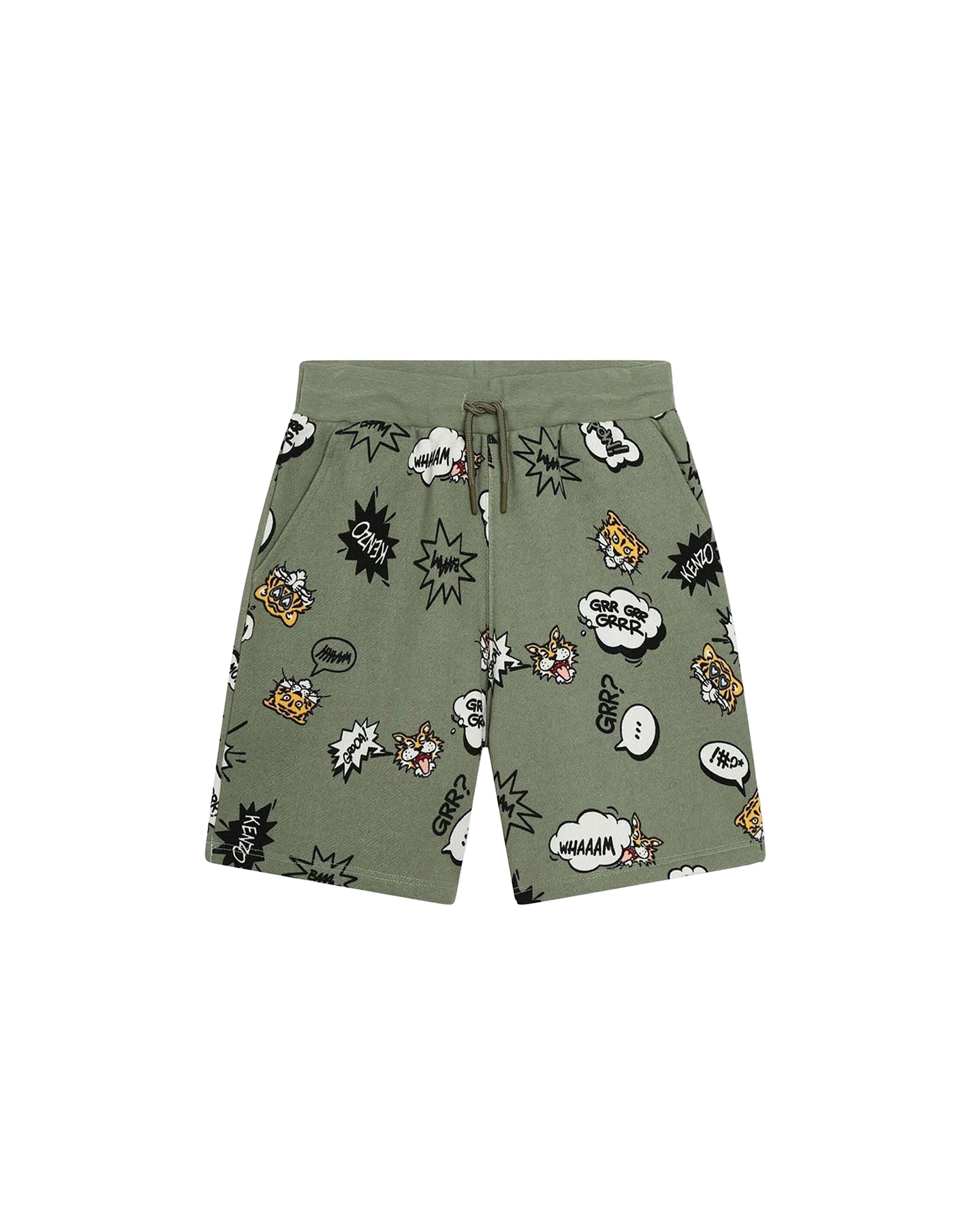 Bermuda en coton - Deep Olive