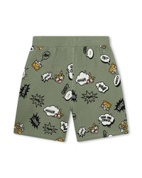 Bermuda en coton - Deep olive