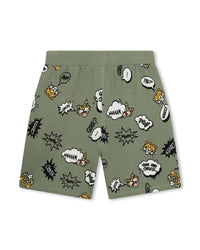 Bermuda en coton - Deep Olive