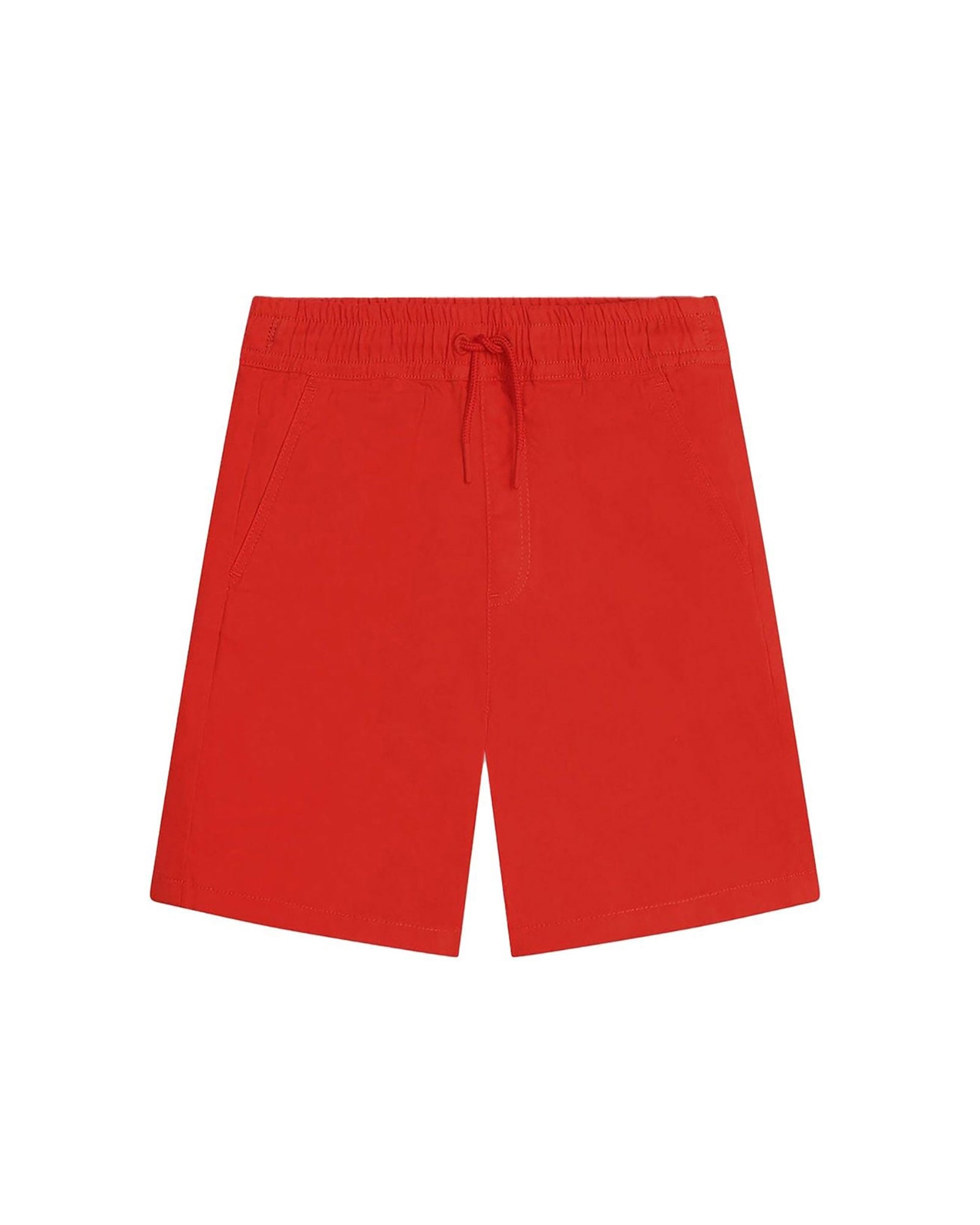 Bermuda en coton - Rouge vermillon