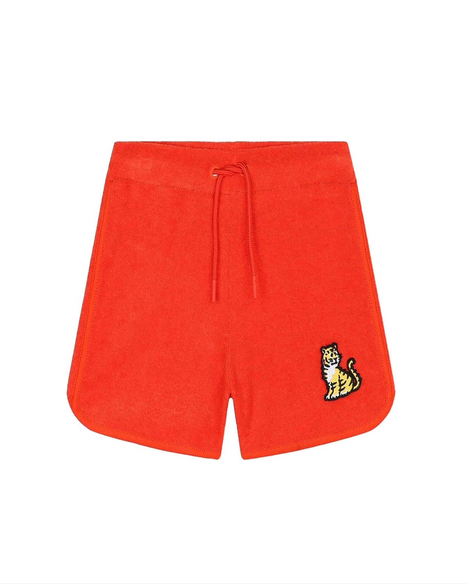 Short en coton - Rouge vermillon