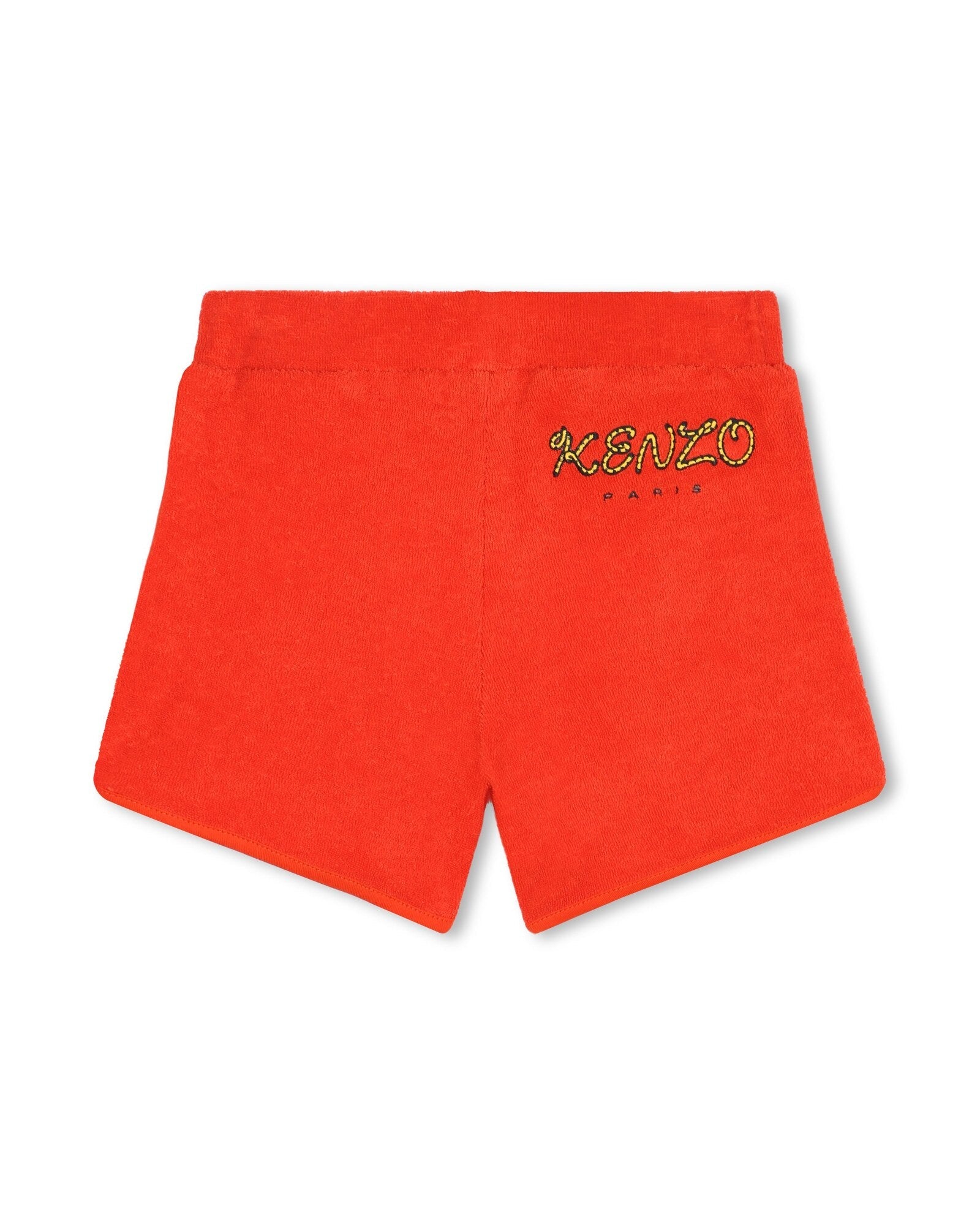 Short en coton - Rouge vermillon