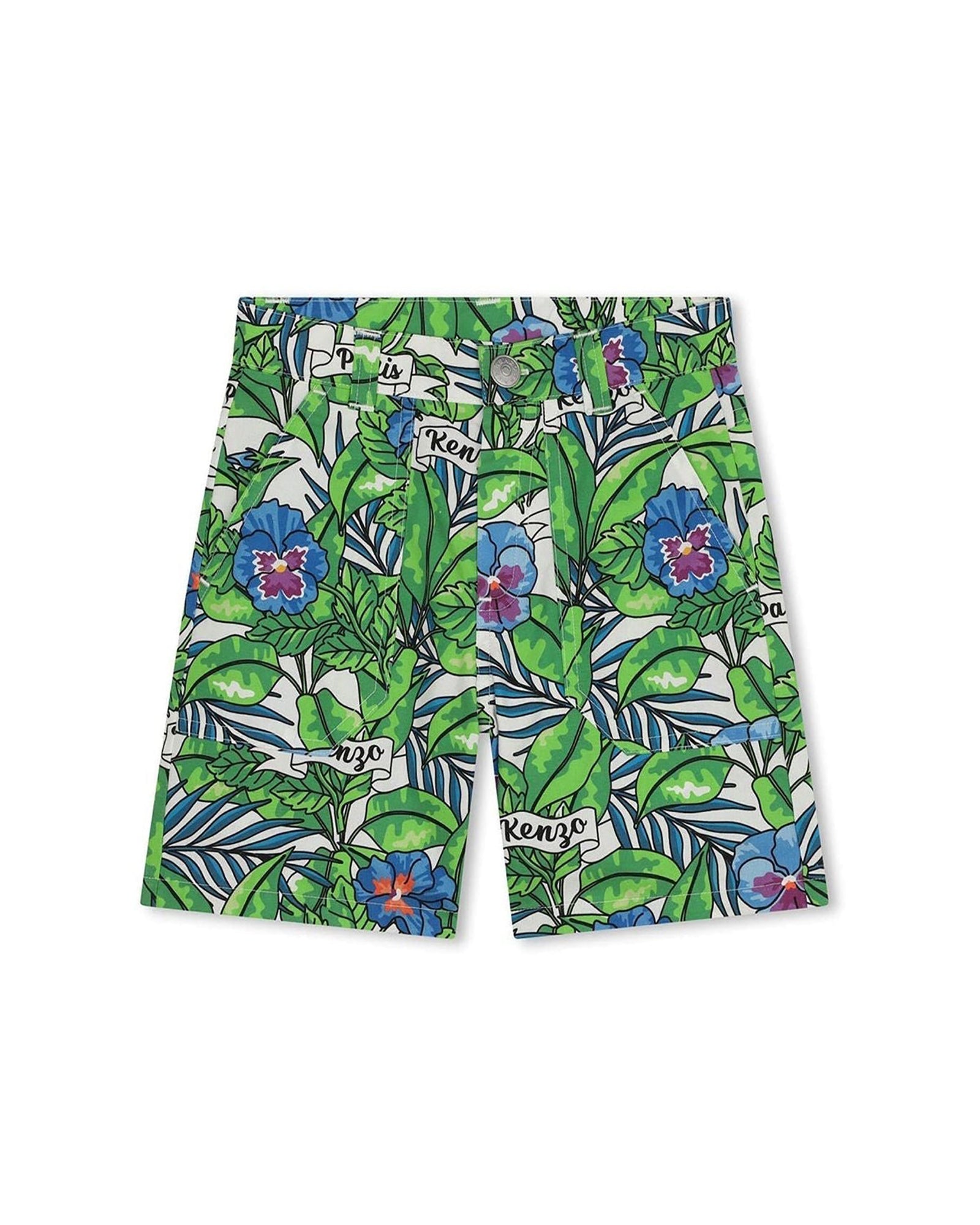 Bermuda en coton - Mint green