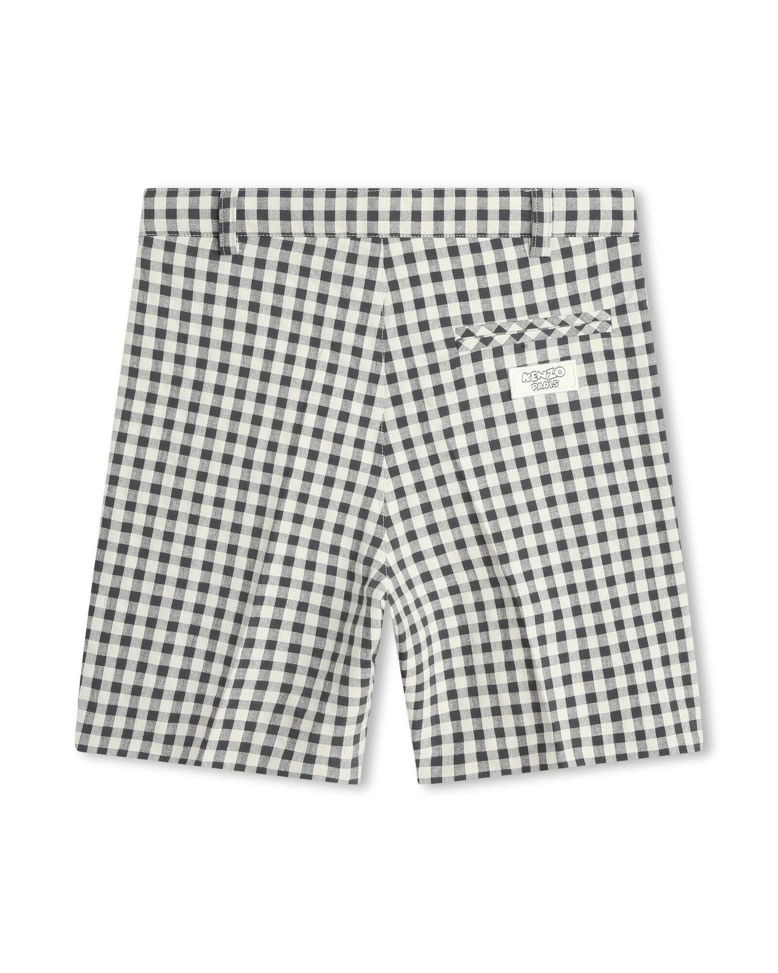 Bermuda en coton - Ecru gris