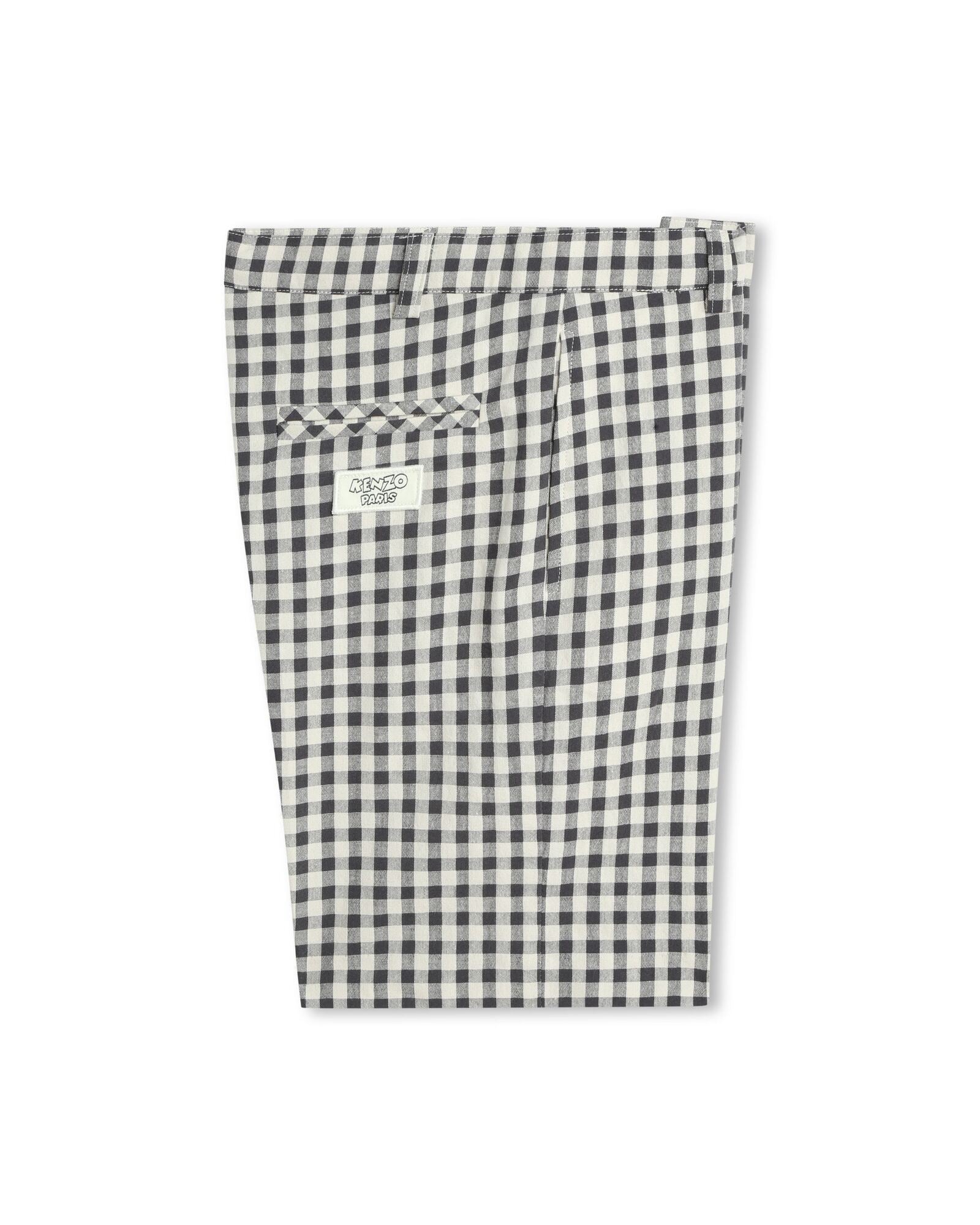 Bermuda en coton - Ecru gris