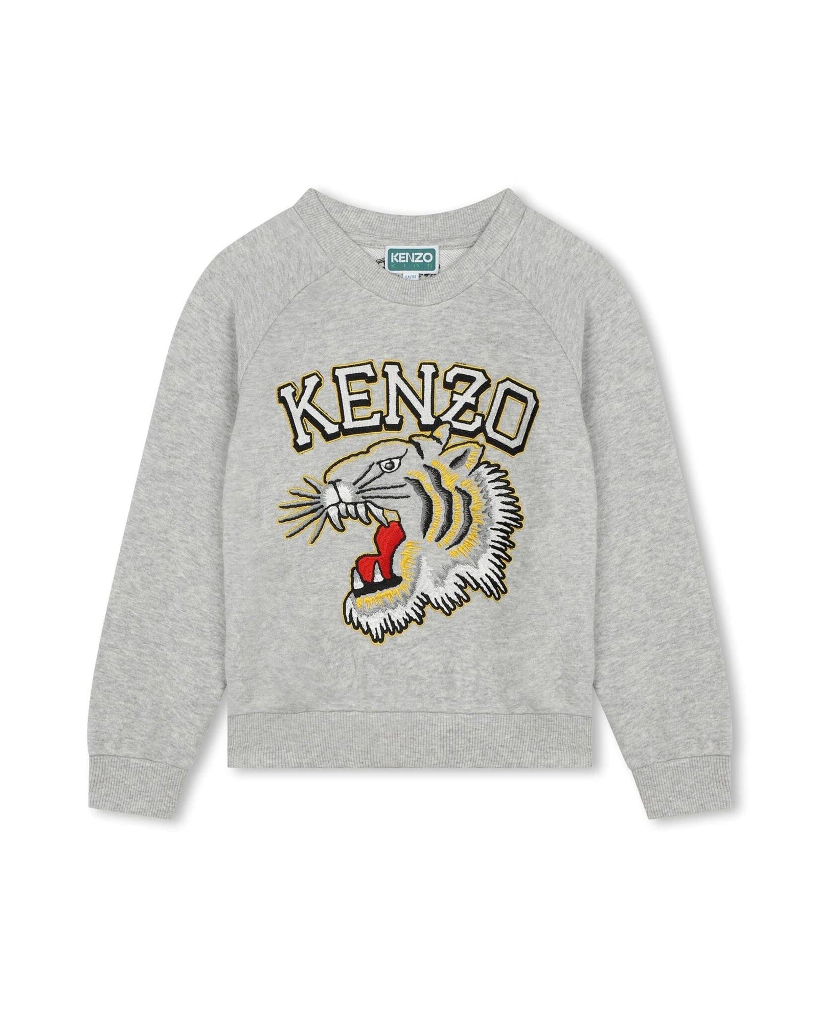 Sweatshirt en coton - Gris chiné