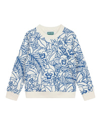 Sweatshirt en coton - Ivoire