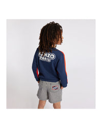 Sweatshirt en coton - Rouge vermillon