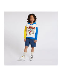Sweatshirt à capuche en coton - Ivoire