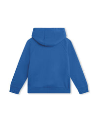 Cotton hoodie - Cobalt blue