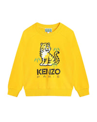 Sweatshirt en coton - Jaune nectar