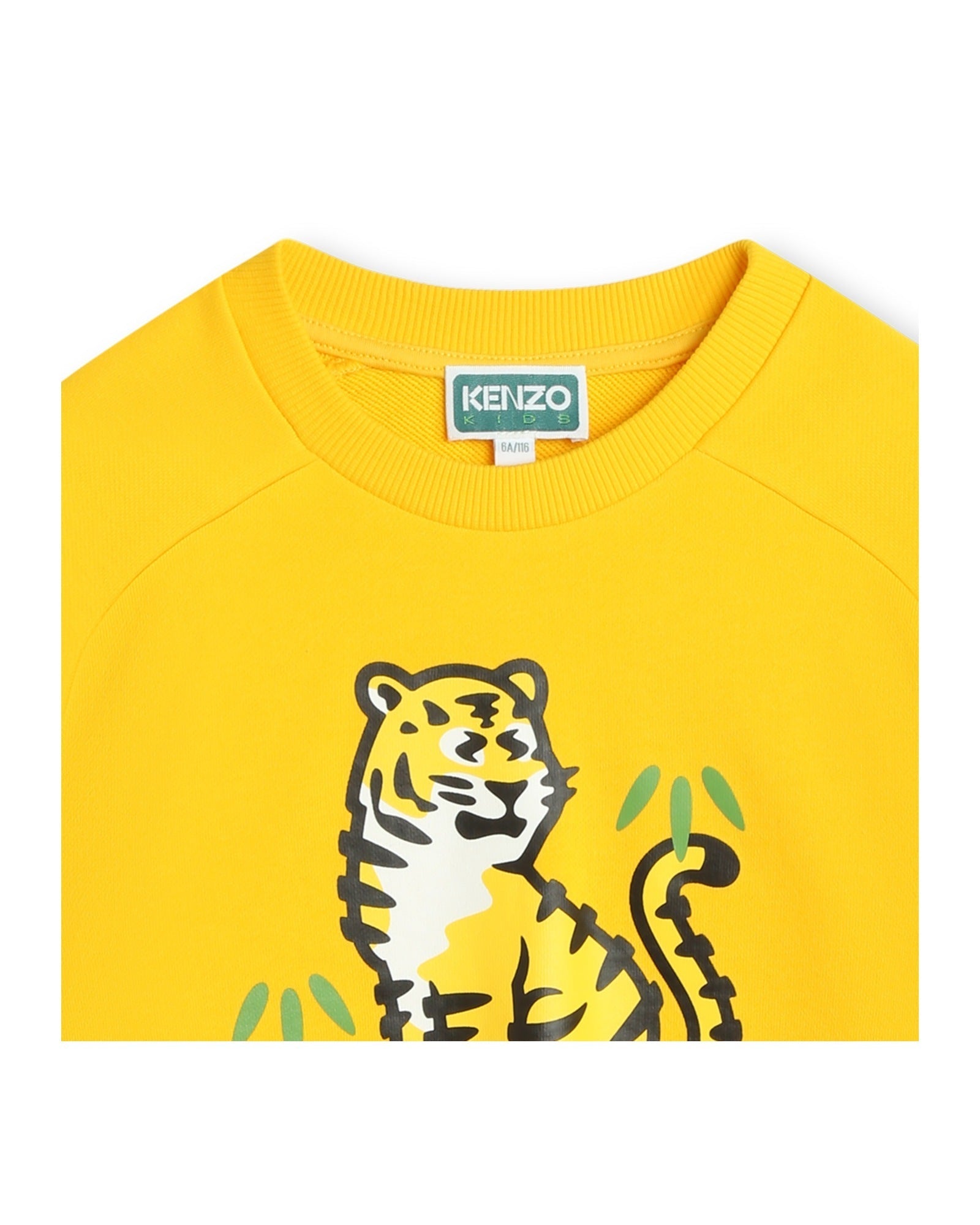 Sweatshirt en coton - Jaune nectar