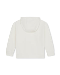 Sweatshirt à capuche en coton - Ivoire