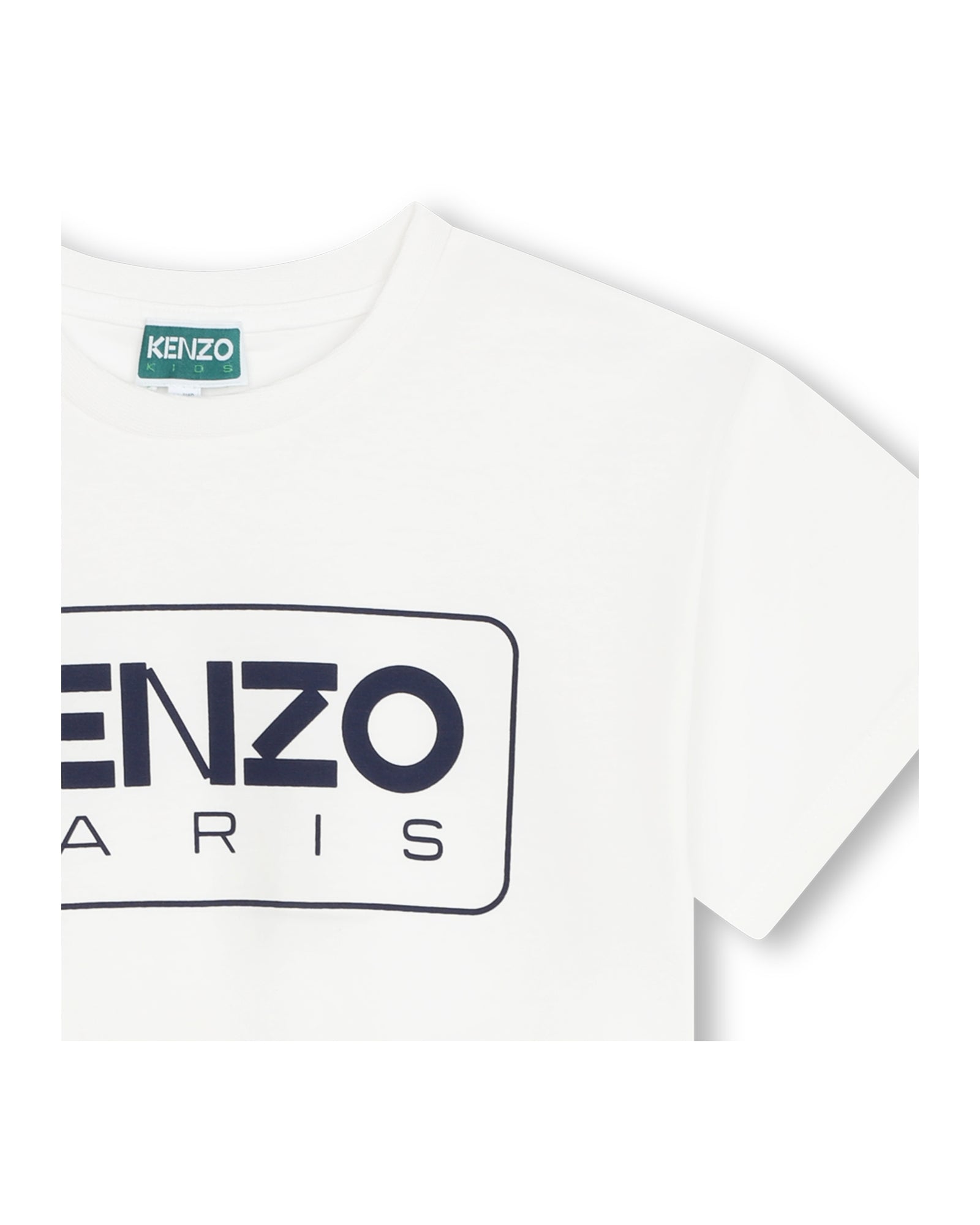 Short-sleeved cotton T-shirt - Ivory