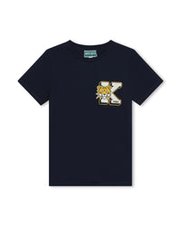 Short-sleeved T-shirt with cotton logo - Koniro