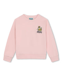 Sweatshirt en coton - Veiled rose