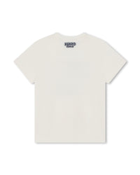 Short-sleeved T-shirt with cotton logo - Rice