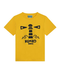 T-shirt à manches courtes en coton - Jaune nectar