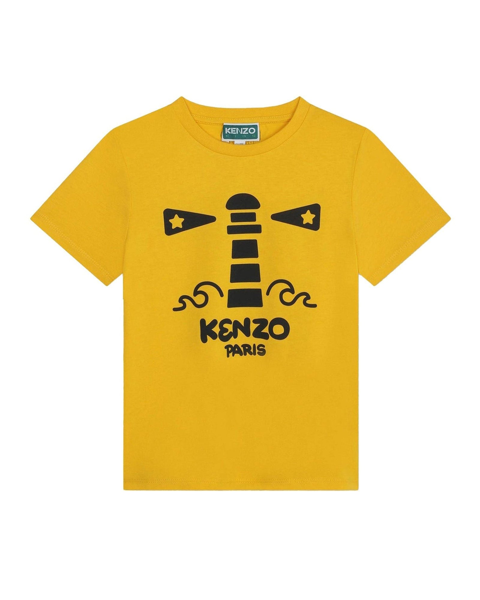 T-shirt à manches courtes en coton - Jaune nectar