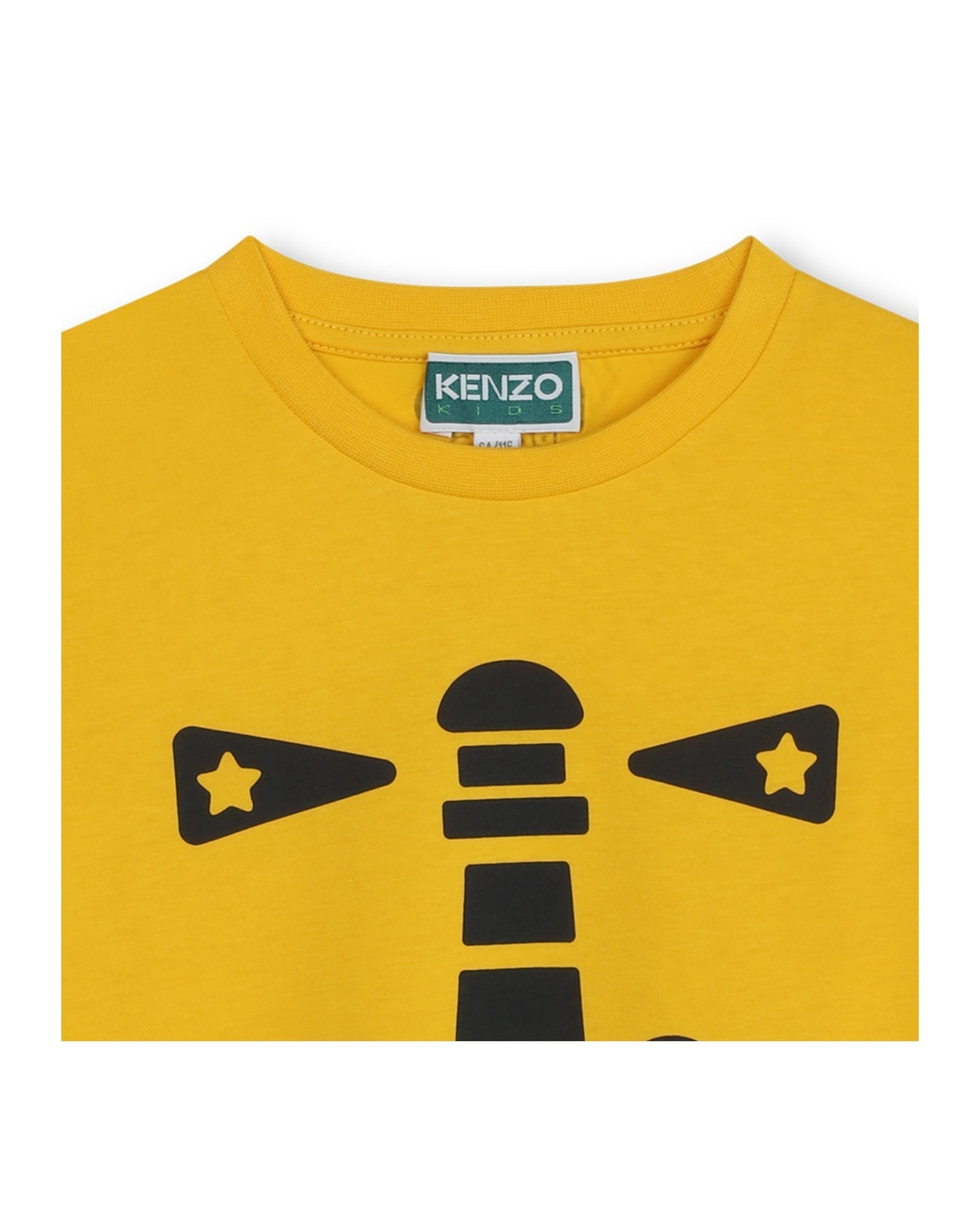 T-shirt à manches courtes en coton - Jaune nectar
