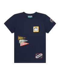 Short-sleeved T-shirt with cotton logo - Koniro