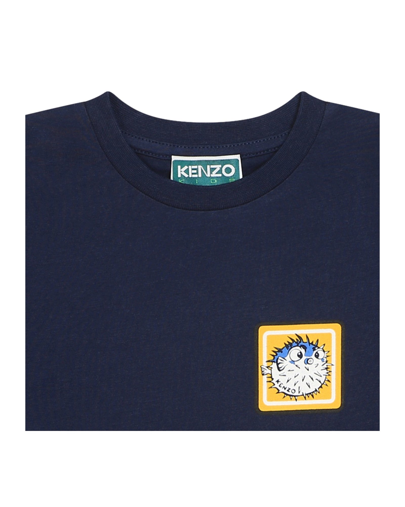 Short-sleeved T-shirt with cotton logo - Koniro