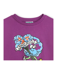 T-shirt à manches courtes en coton - Grape