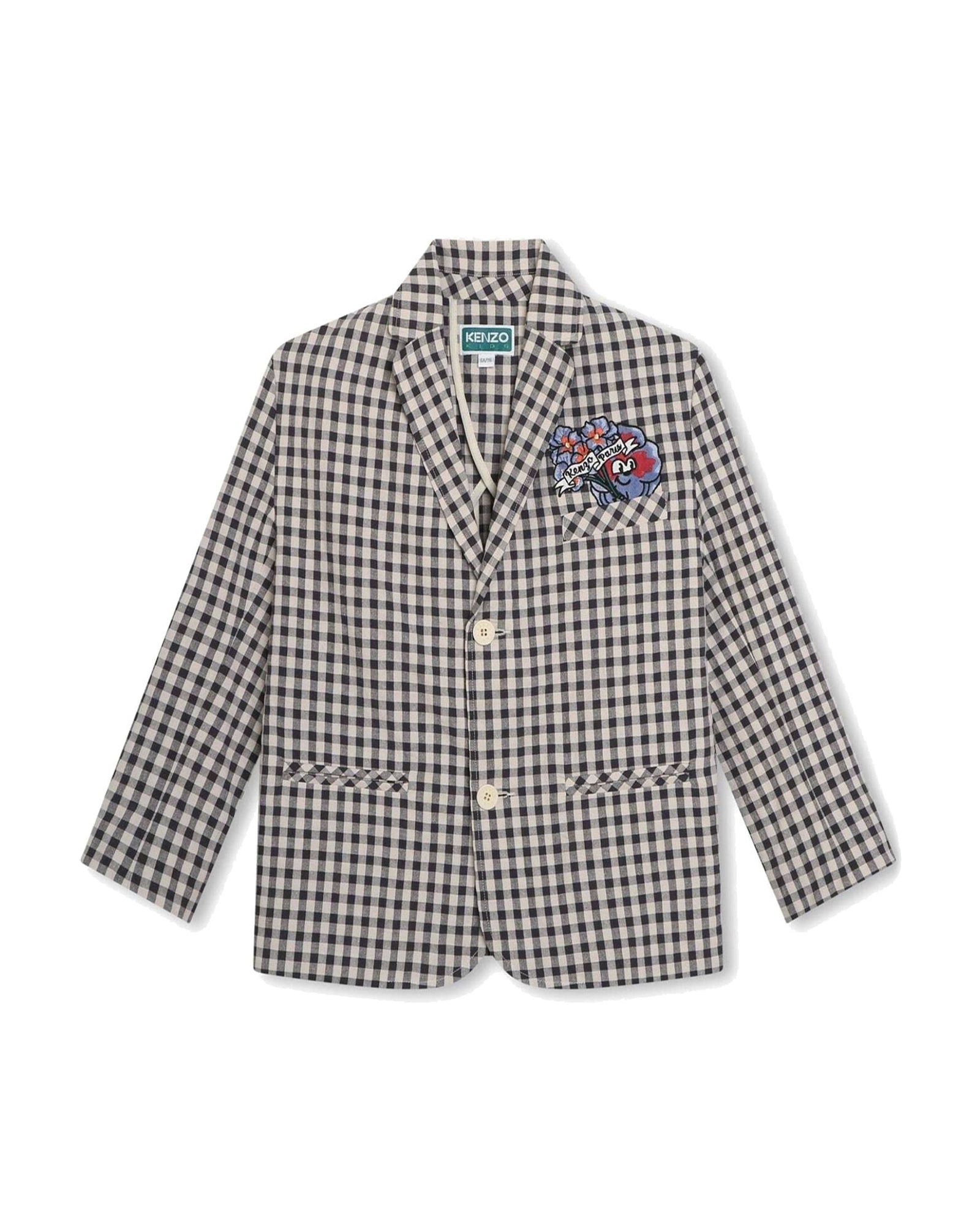 Veste de costume en coton - Ecru gris