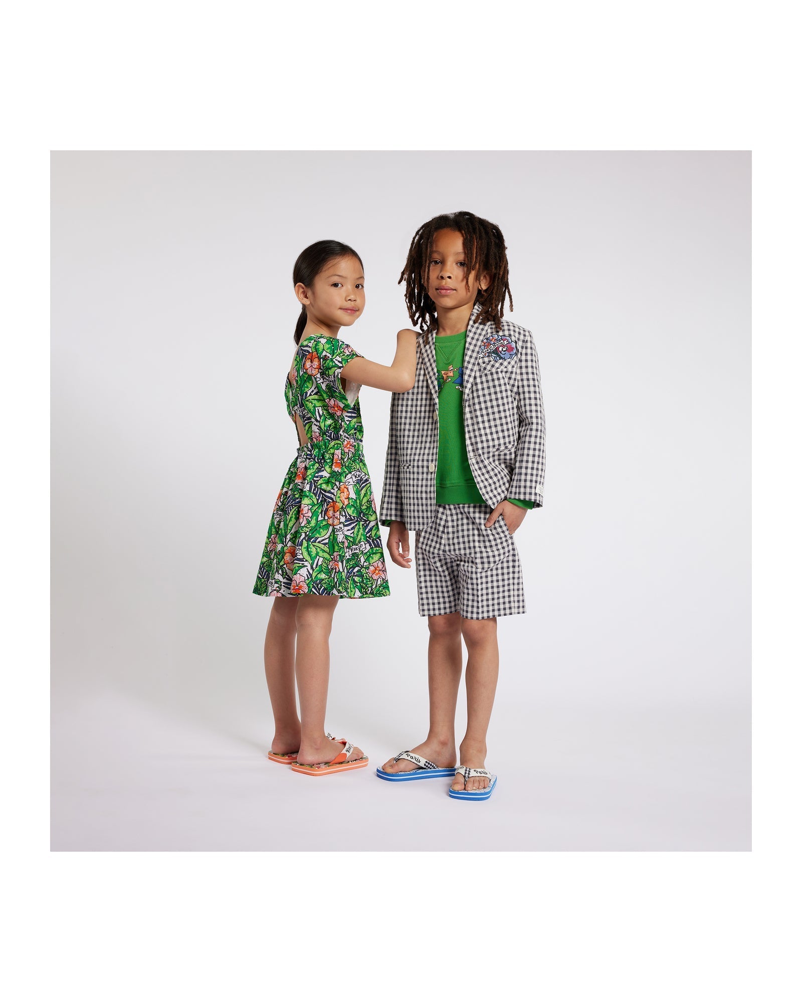 Veste de costume en coton - Ecru gris