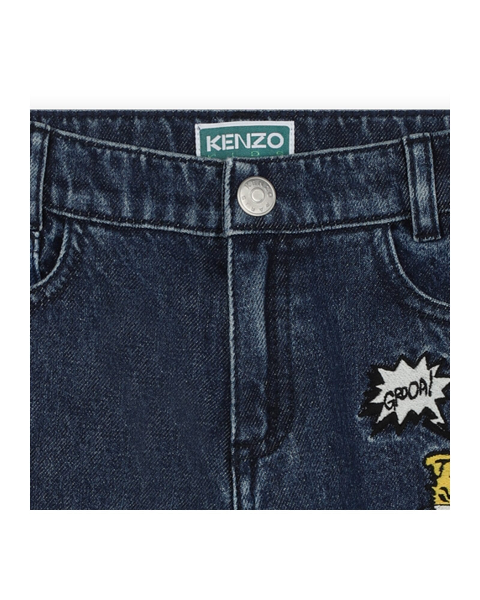 Pantalon denim en coton - Bleach
