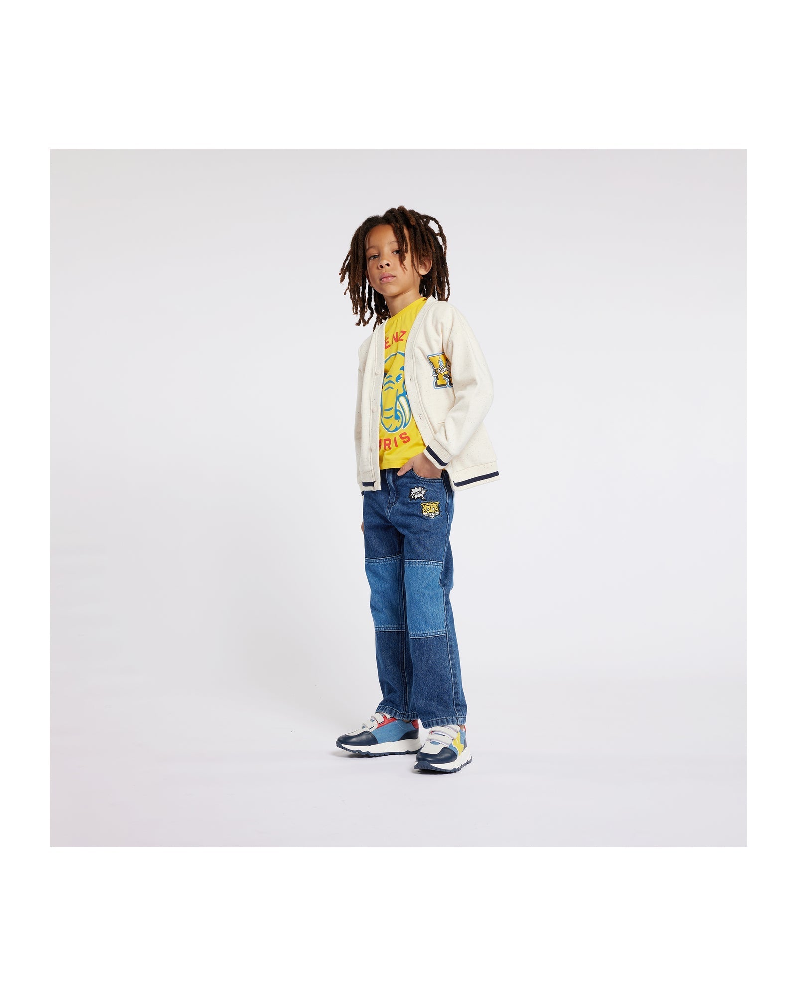 Pantalon denim en coton - Bleach